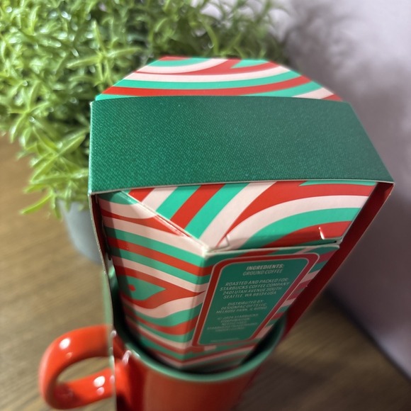 Starbucks Red Mug 16oz with Coffee Holiday Blend Gift 2024 LIMITED EDITION! NEW - Picture 11 of 12
